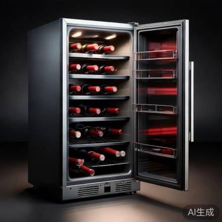 红酒柜升温：温控系统调节，自动