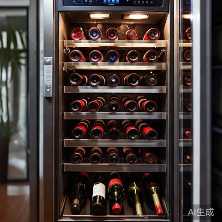 “红酒柜温控储酒，空间宽敞不拥