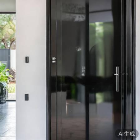 黑色高端质感:防盗门装修效果图赏析 黑色高端质感:防盗门装修效果图赏析