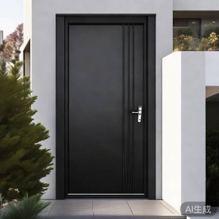 黑色高端质感:防盗门装修效果图赏析 黑色高端质感:防盗门装修效果图赏析