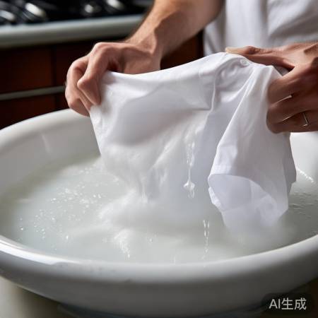 衬衫加白醋，轻揉去污。