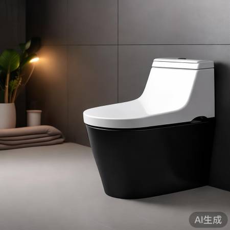 黑白配色智能马桶垫,时尚与健康新选择 黑白配色智能马桶垫,时尚与健康新选择