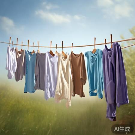 风干衣物需平衡，过长或致变形。