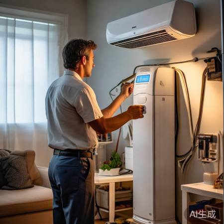 卡诺芙空气能，安装便捷，师傅详