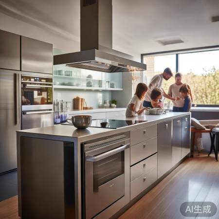 “厨房大小定集成灶型”