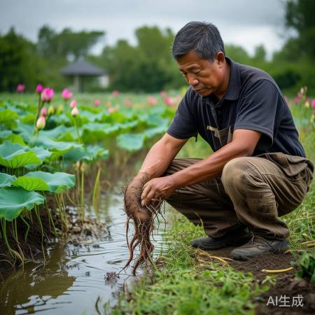 “莲藕保鲜，定期检查防变质”
