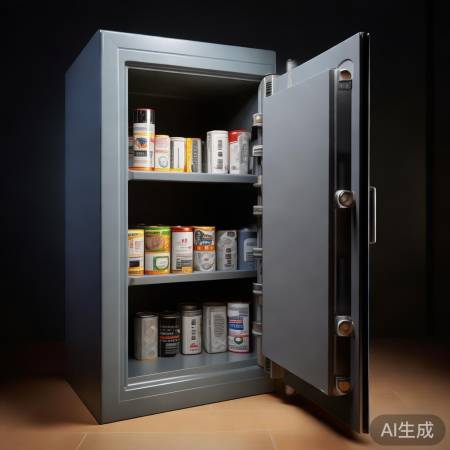 保险柜巧藏电池，空间利用高招