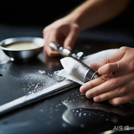 金属刮痕抛光法