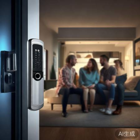 “第吉尔指纹锁，安全守护家”