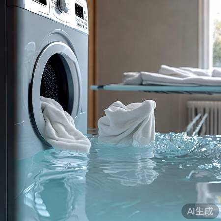 毛巾洗衣注意细节，防染色防霉。