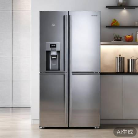 美的双门冰箱，灵活温控，年轻人