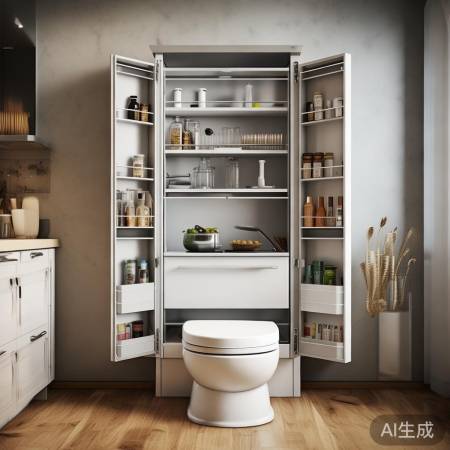 家居新潮流:智能马桶背墙做柜子,创意空间布局! 家居新潮流:智能马桶背墙做柜子,创意空间布局!