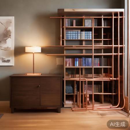 隐藏铜管，家具后安装技巧