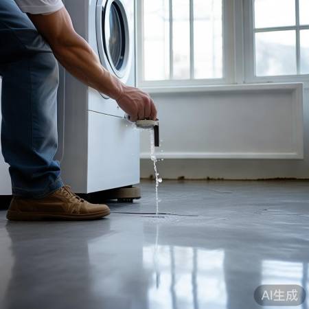 洗衣机安装，通风干燥防锈堵