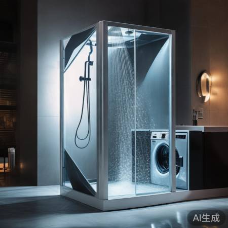 钻石淋浴房一机两用:带洗衣机功能详解 钻石淋浴房一机两用:带洗衣机功能详解