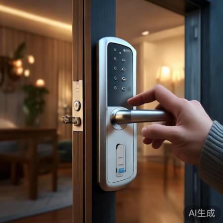 指纹锁多重防护，安全可靠放心住