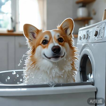 柯基狗狗在家洗衣机洗澡的注意事项 柯基狗狗在家洗衣机洗澡的注意事项