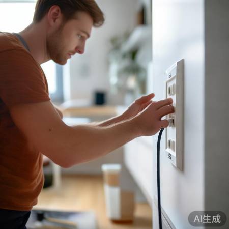 检查空调电源，确保家中电路正常