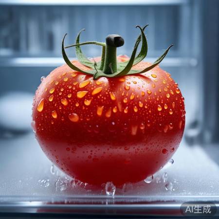 “西红柿冷藏生水珠，自然现象勿