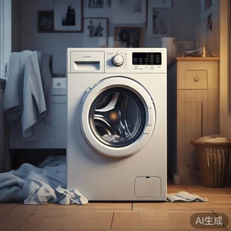 洗衣机放置不稳，洗衣时异响扰人