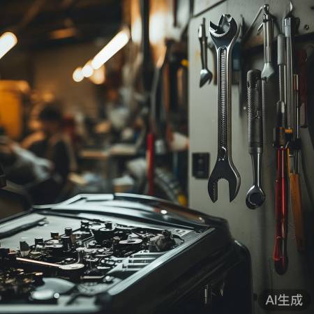 工具齐全：扳手、螺丝刀、排污阀