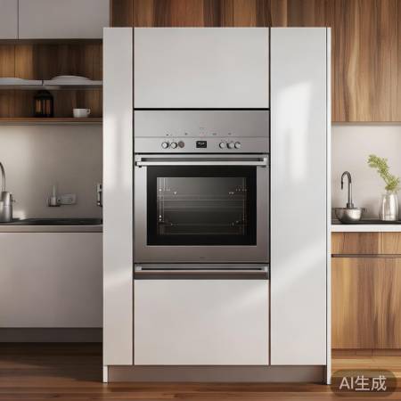 玉立集成灶，线条流畅，厨房档次