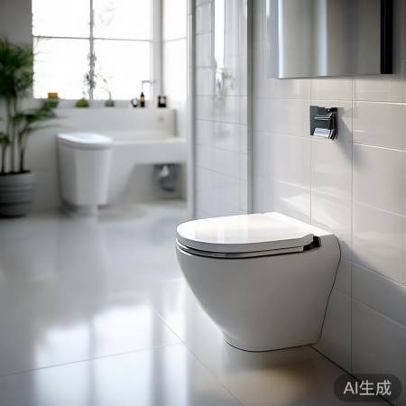 浴室风格与壁挂马桶相得益彰