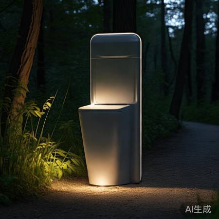 夜灯马桶，夜间如厕更方便