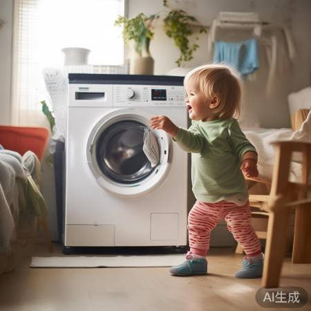 宝宝拍照必备神器：滚筒洗衣机大揭秘