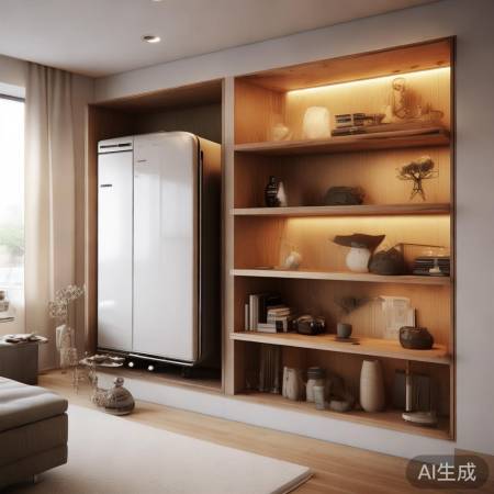 壁挂炉遮挡置物架定制：打造家居新空间