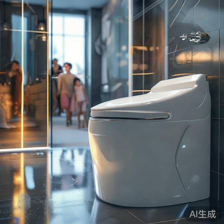 电动智能冲洗马桶：创新体验引领家居新潮流