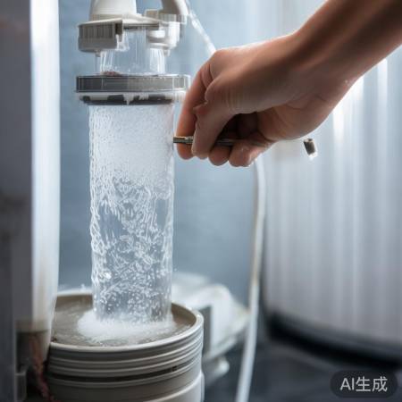 清洗热水器滤网，改善水流