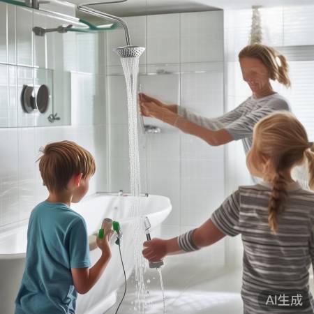 “洗澡5-10分钟节水”