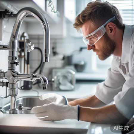 检查进水阀水管