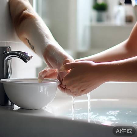 洗澡节水洗头洗脸