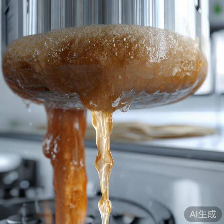 热水器水垢多，水流小