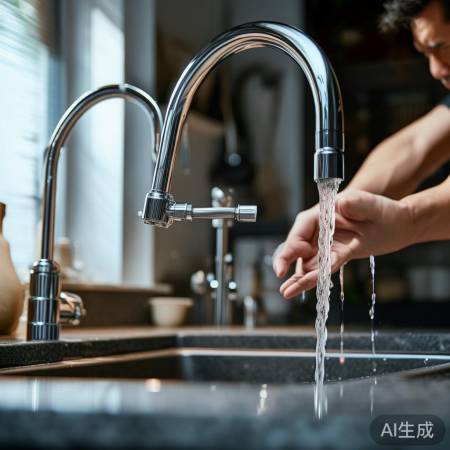 检查水压，水龙头测试