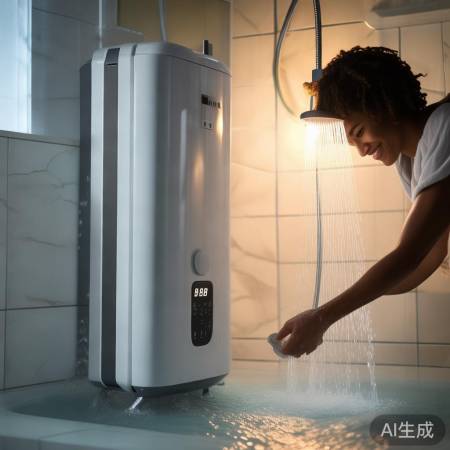 热水器秘诀,洗澡聊天两不误