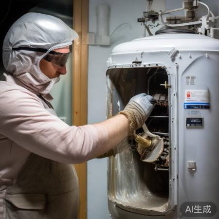 清洗热水器，切断电源刷干净