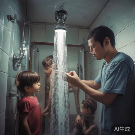 洗澡水快凉，水量不足信号