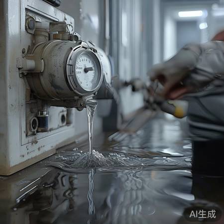 检查水表，排除堵塞